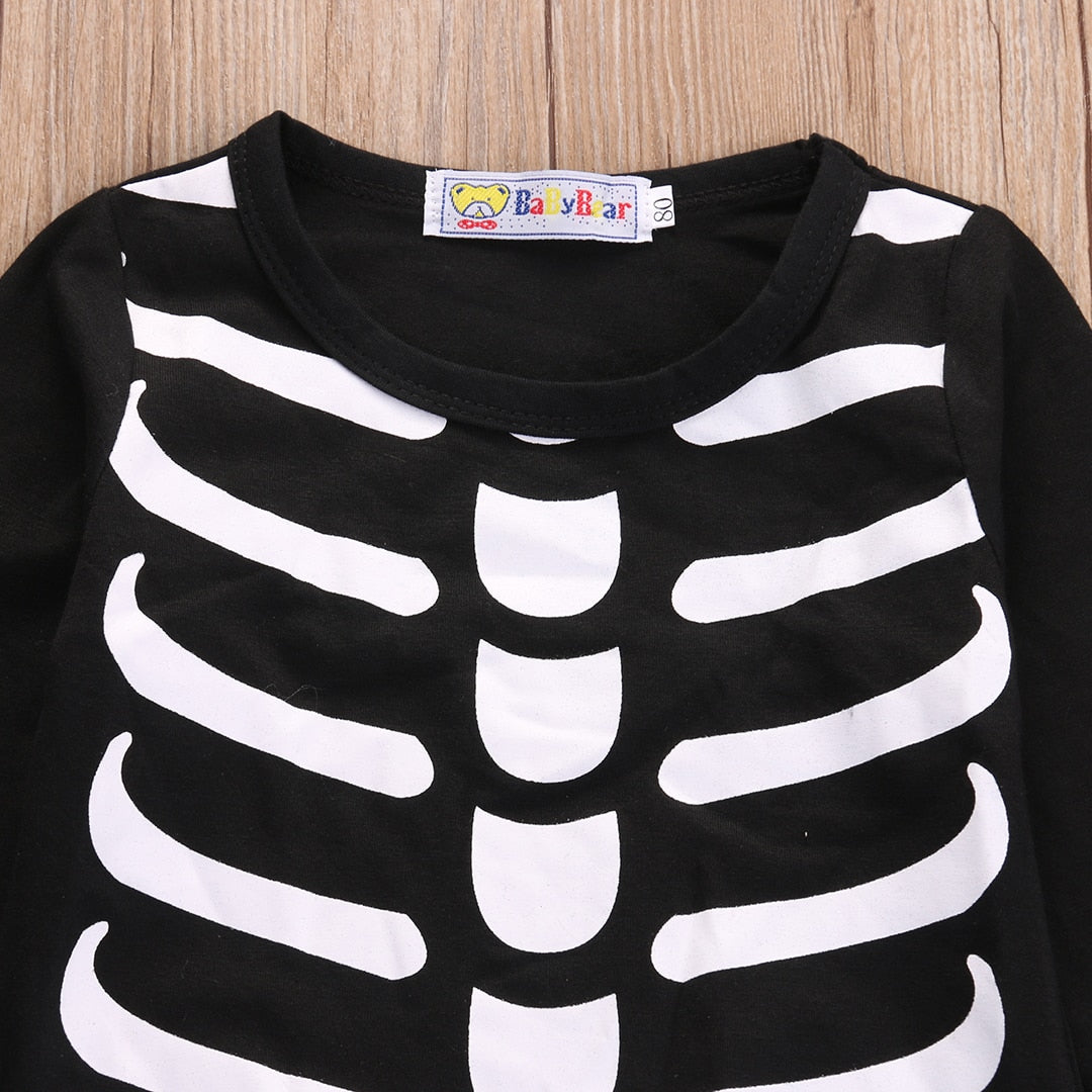 Baby Onesie Skeleton Costume