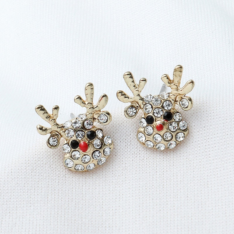 Charming Christmas Time Design Earrings