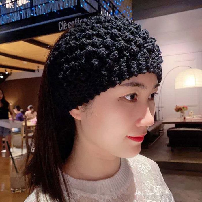 Cozy Crown Elastic Knitted Headband