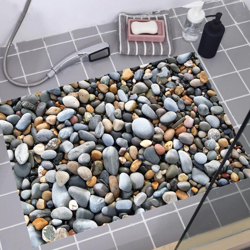 3D Stone Surface Bathroom Floor Stickers - UTILITY5STORE