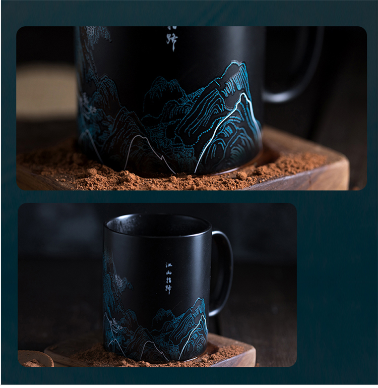 Magic Thermal Color Changing Ceramic Cup