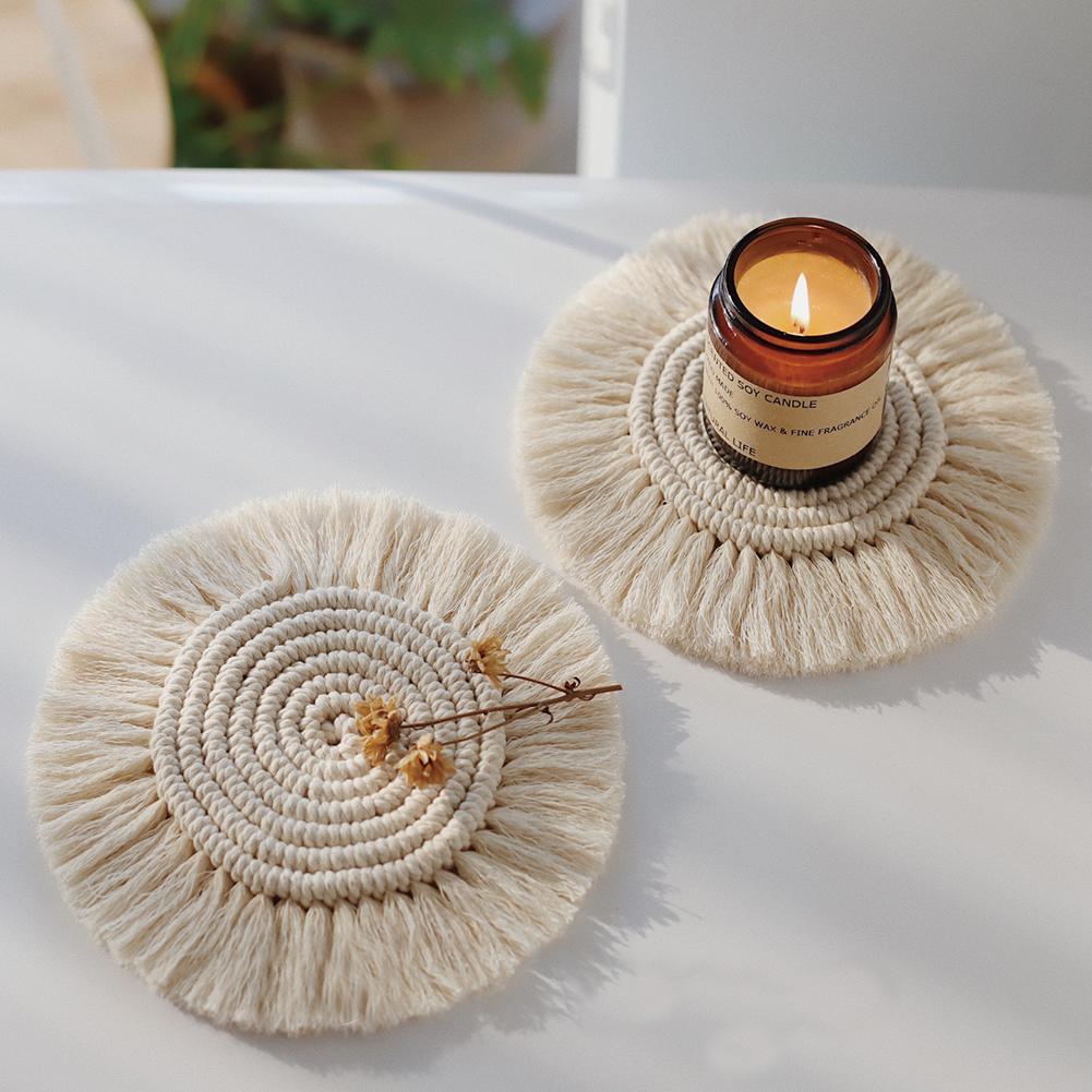 Nordic Macrame Cup Cloth Coaster