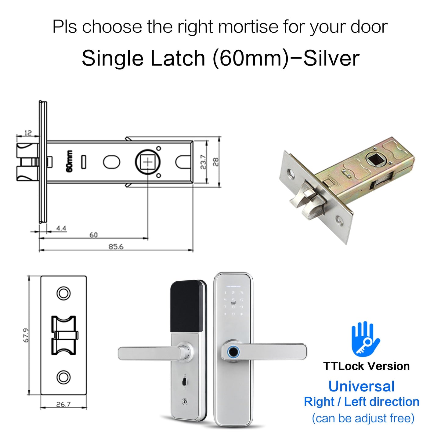 Smart Secure Biometric Fingerprint Door Lock