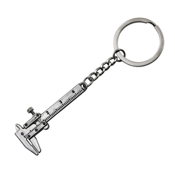 Mini Caliper Ruler Keychain