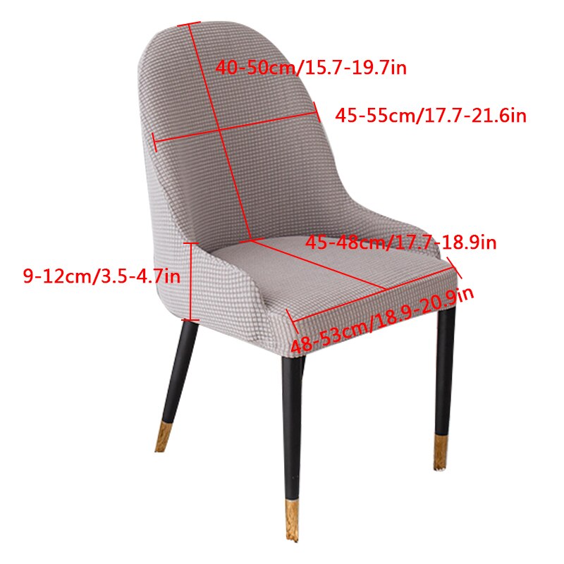 Perfect Fit High Elasticity Curved Chair Cover
