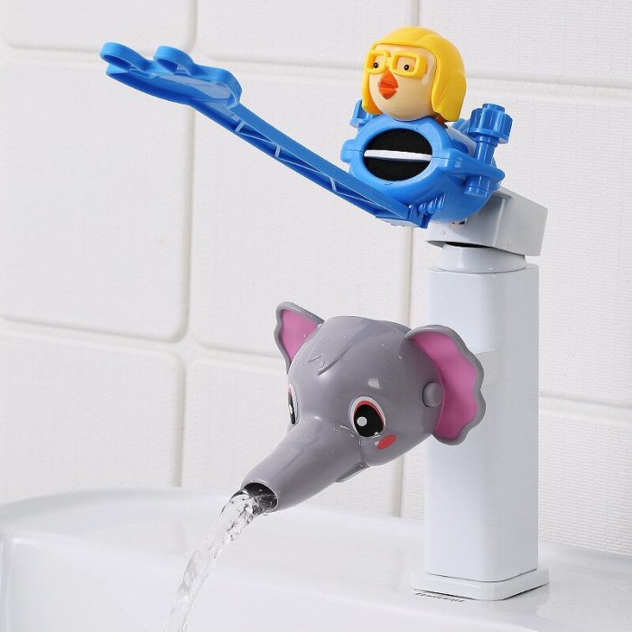 Cartoon Splash Proof Kids Faucet Extender