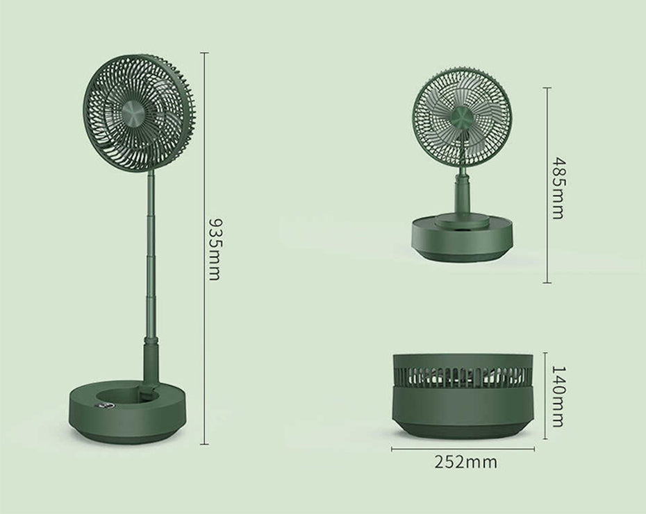 Elegant Mini Foldable Humidifier Fan