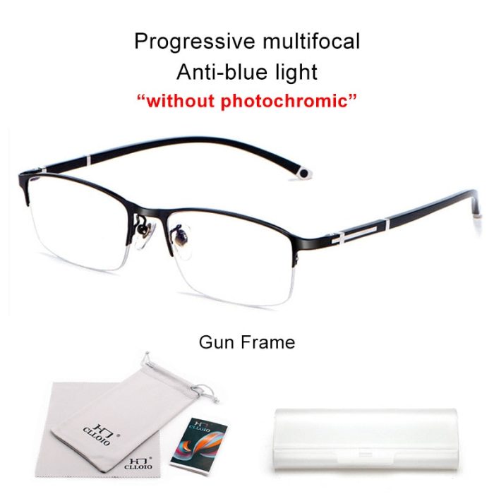 Progressive Multifocal  Anti-Blue Light Glasses