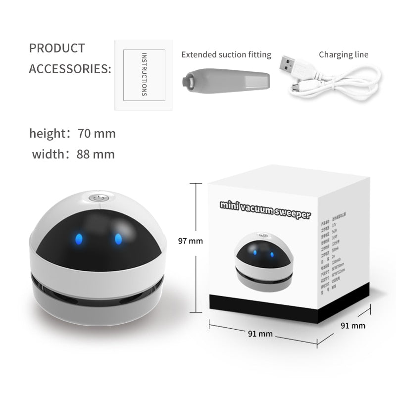 USB Charging Mini Vacuum Cleaner