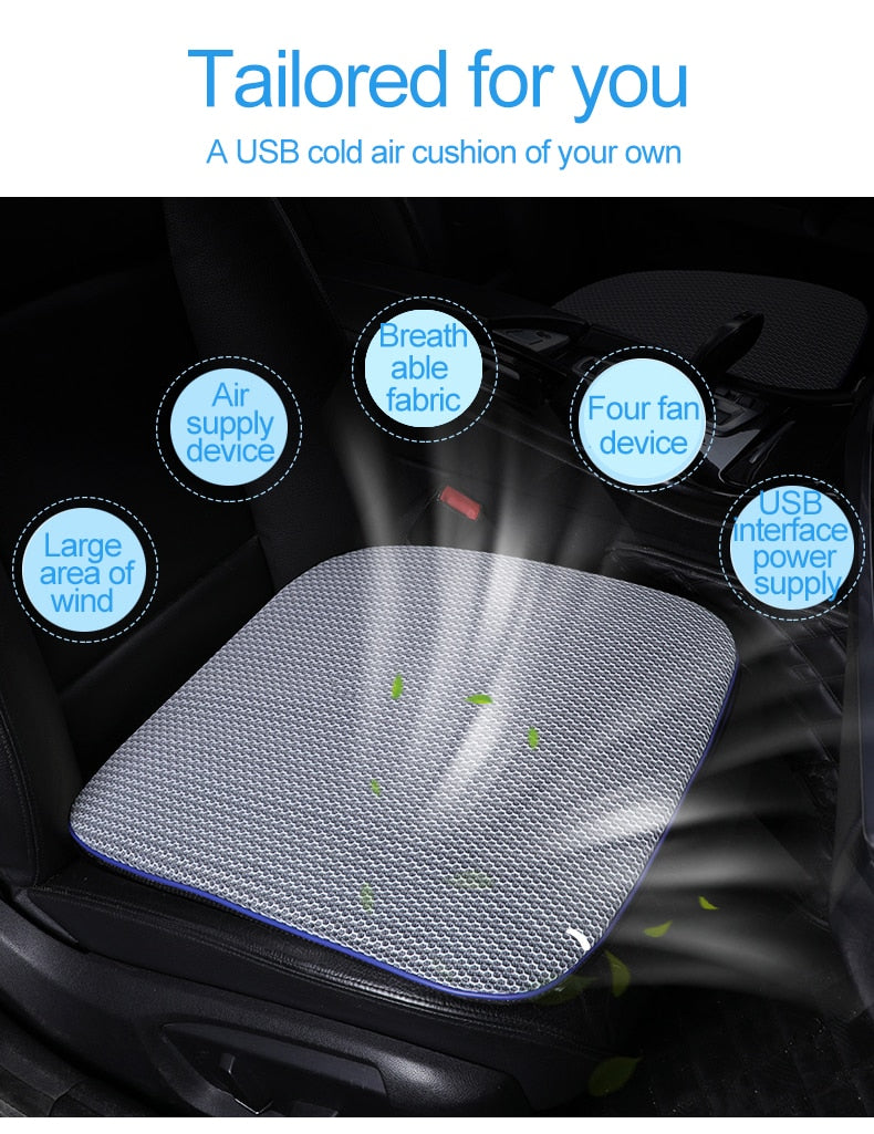 Cooling Fan Car Seat Cushion Pad