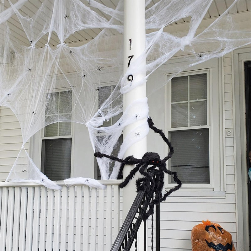 Artificial Stretchy Cobweb Halloween Decoration