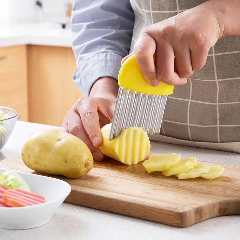 Speed Cut Wrinkle Manual Potato Chips Slicer