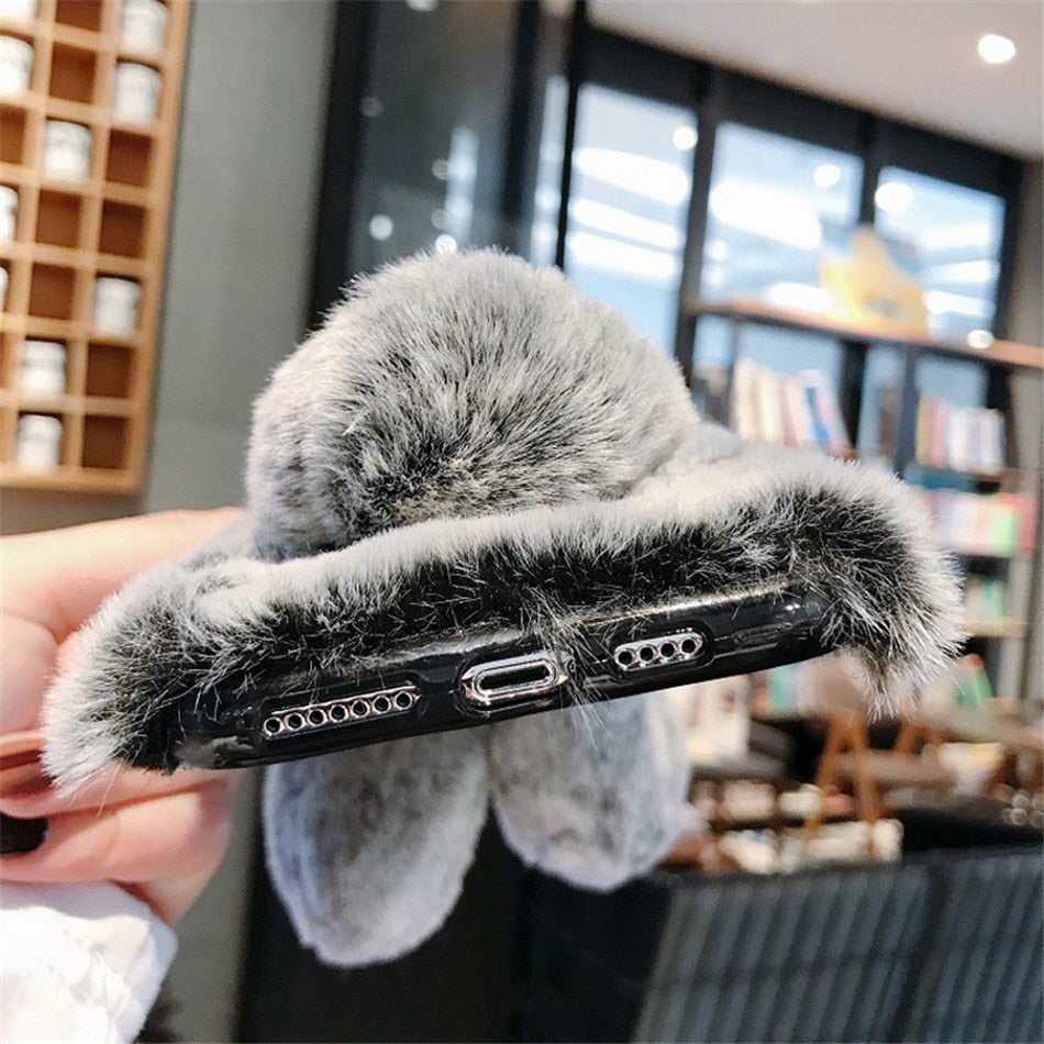 Fluffy Bunny Soft and Stylish iPhone Case - UTILITY5STORE