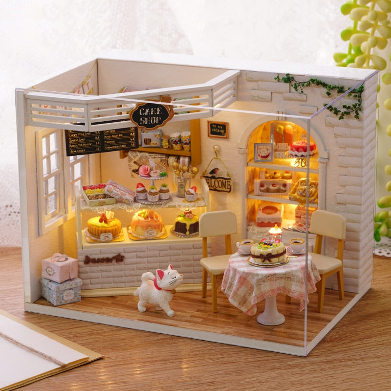 Miniature DIY Japanese Building Toys Kit