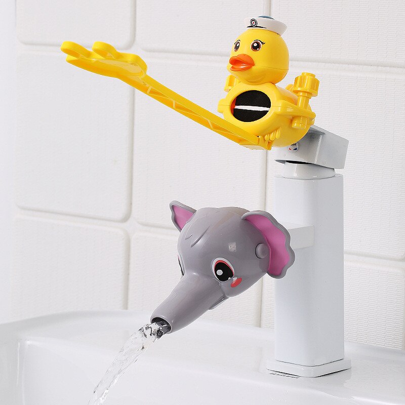 Cartoon Splash Proof Kids Faucet Extender