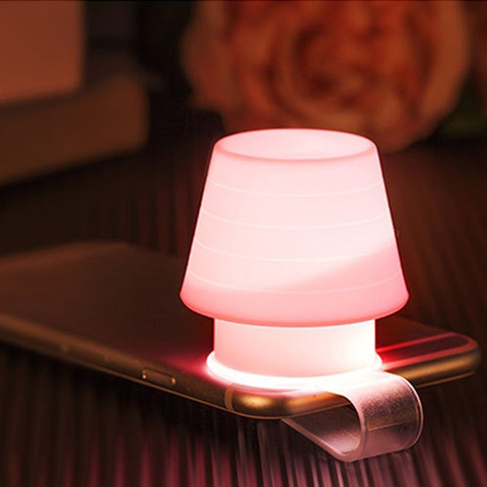 Phone Flashlight Lampshade Night Lamp