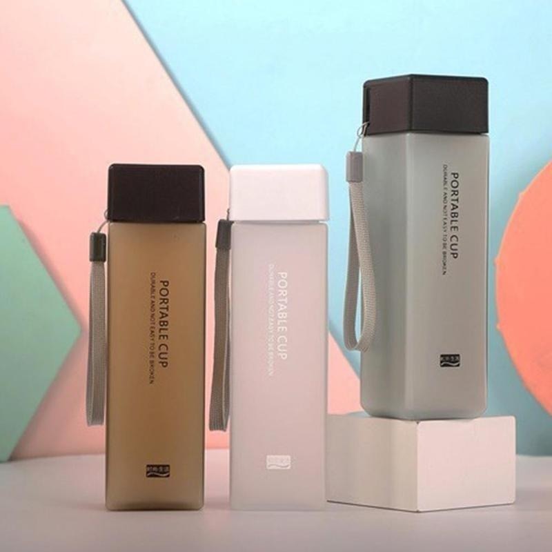 Transparent Square Classy Water Bottle Thermos