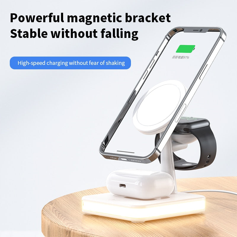 Magnetic Wireless Charger Dock Lamp