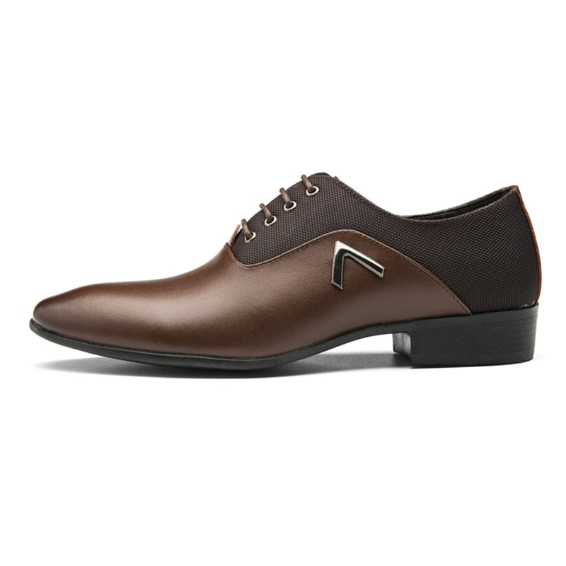 Urban Elite Leather Business Men Casual Oxford Shoes