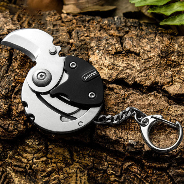 Mini Hiking Survival Keychain Tool