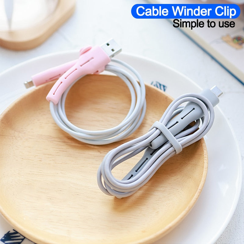 Silicone Cable Cord Protector Clip