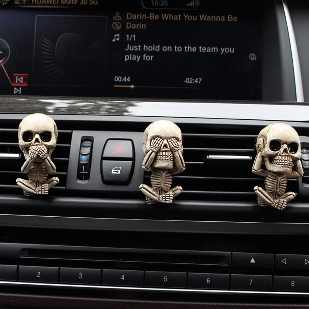 Creative Flower Skull Car Air Freshener