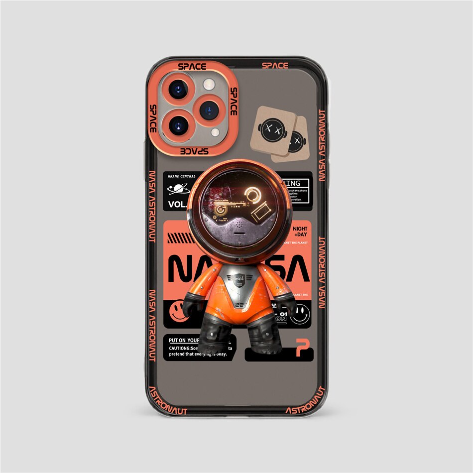 Space Time Astronaut Artistic Phone Case