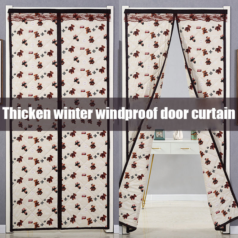 Windproof Magnetic Sound Insulation Door Curtain