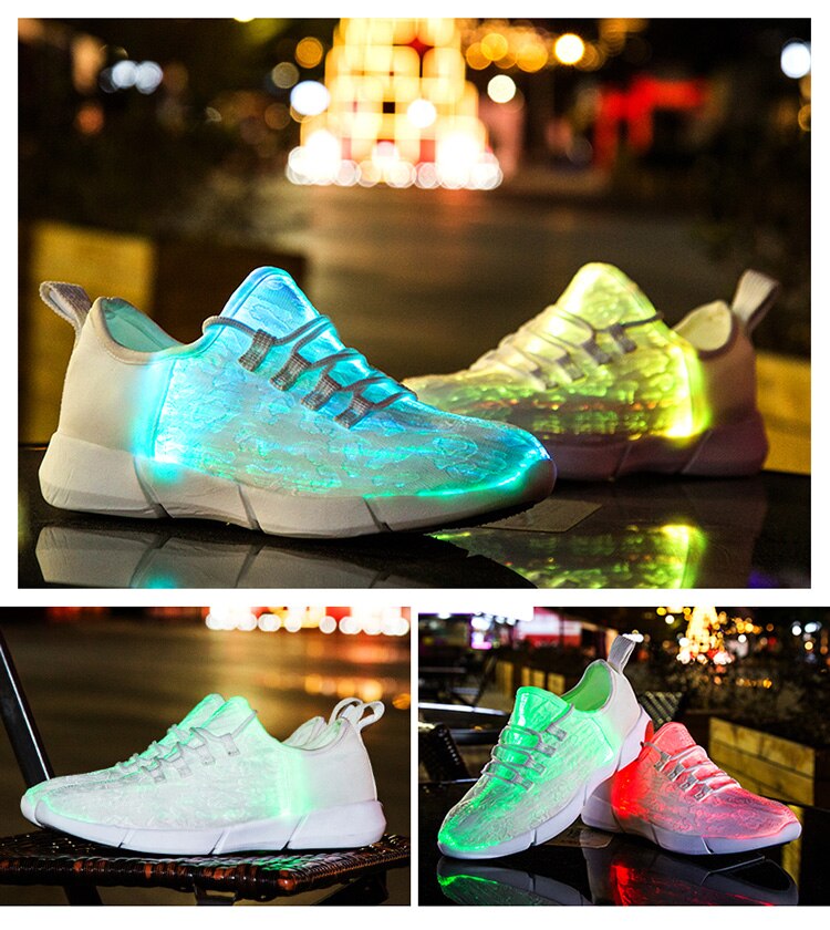 Glowing USB Rechargeable Luminous LED Shoe