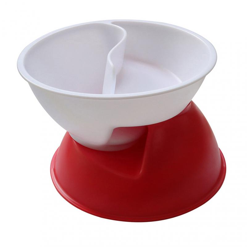 Creative Separated Double Bowls With Handle - UTILITY5STORE