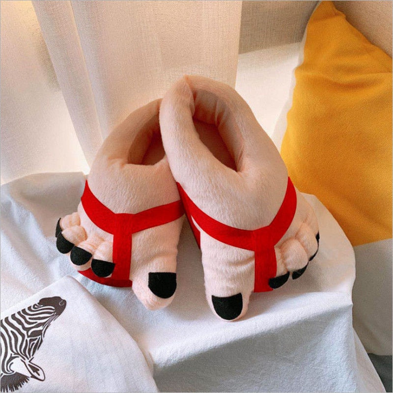 Funny Giant Foot Plush Winter Oversized Slipper