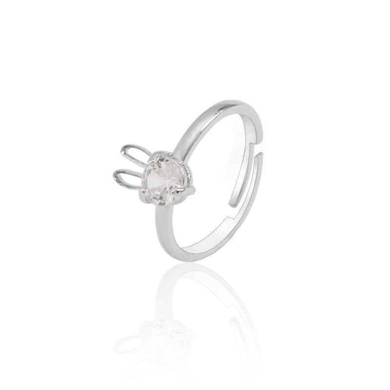 Magic Radiant Rabbit Charm Ring