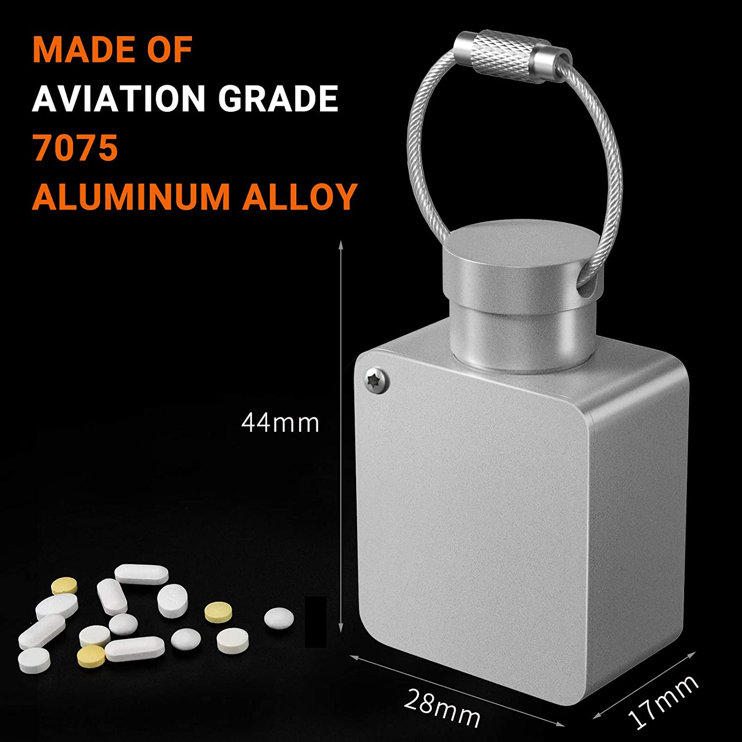 Aluminum Waterproof Mini Pill Separator