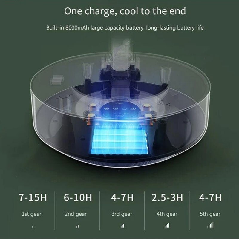 Elegant Mini Foldable Humidifier Fan