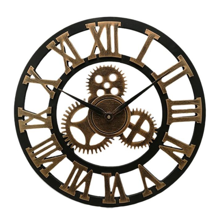 Handmade Oversized 3D Retro Decorative Wall Clock