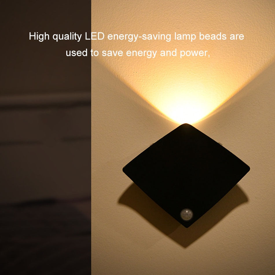 Motion Sensor Wireless Indoor Wall Lamp