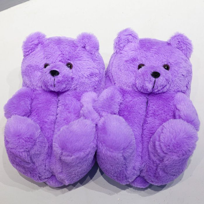 Warm Bear Paws Cute Home Slippers