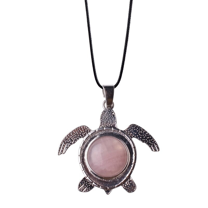 Sea Turtle Natural Stone Necklace