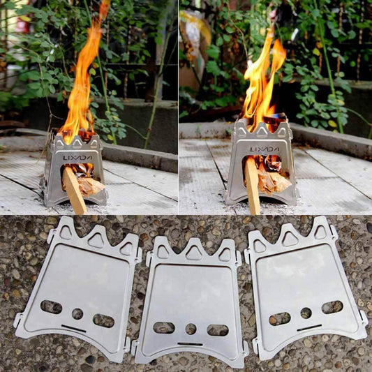 UltraLight Stainless Steel Camping Picnic Fire Stove