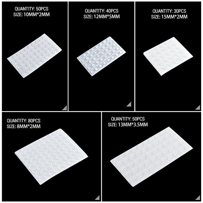 Self-Adhesive Silicone Cabinet Door Stopper Pads