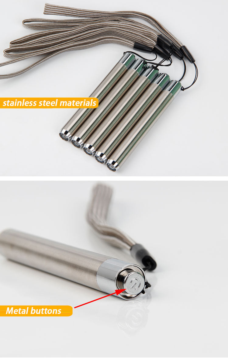 Stainless Steel Mini Pocket Torch Lamp