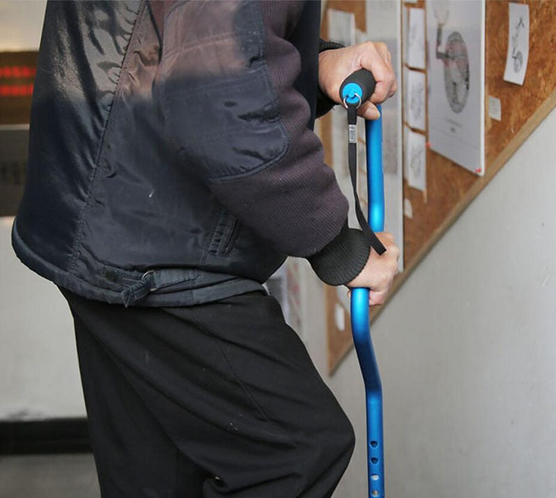 Strong Stepper Adjustable Elderly Walker Cane