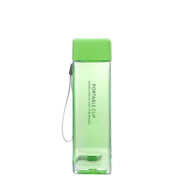 Transparent Square Classy Water Bottle Thermos