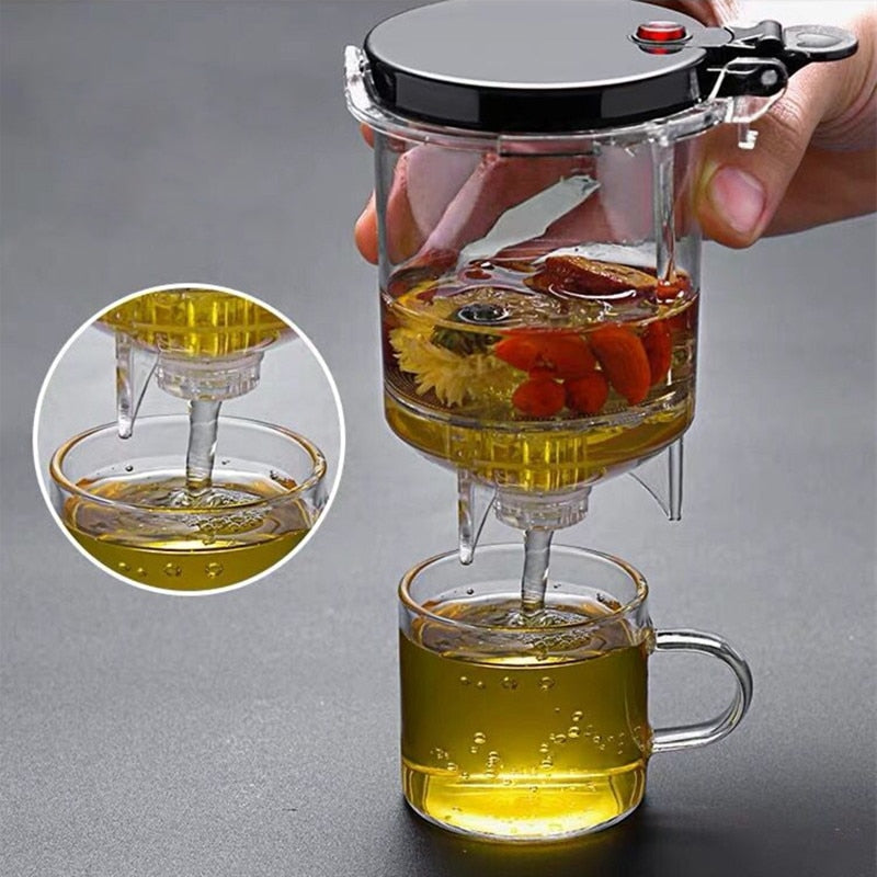 TeaTime Heat Resistant Glass Teapot - UTILITY5STORE