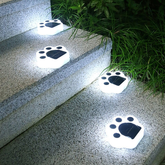 Cat Paw Solar Powered Outdoor Floor Lamps