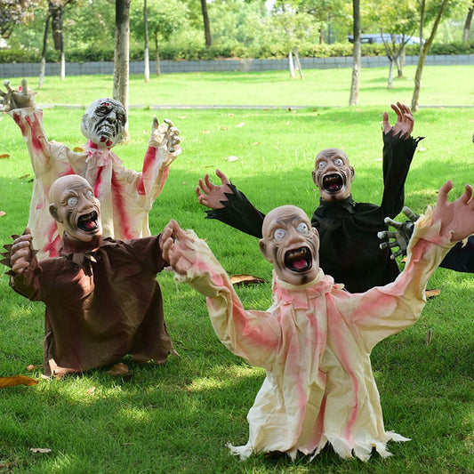 Scary Screaming Zombie Garden Halloween Decoration