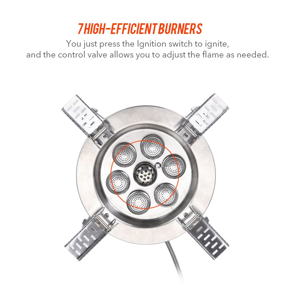 High Energy Outdoor Camping Mini Gas Stove