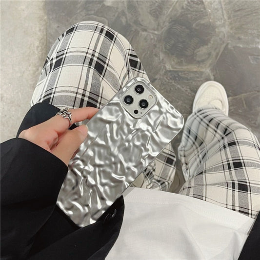 Aluminium Foil Pattern iPhone Case