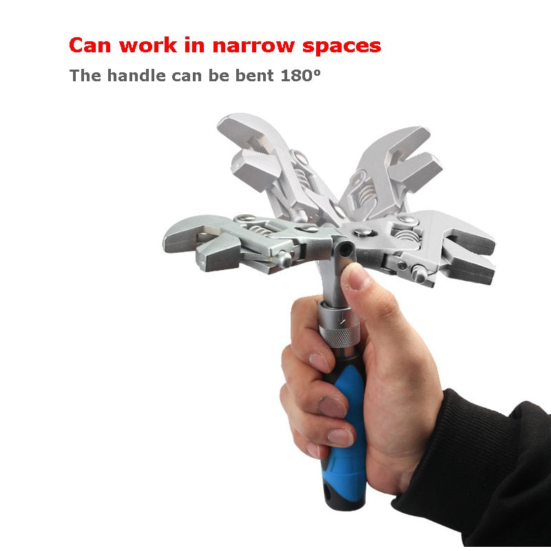 Multifunctional Adjustable Universal Wrench