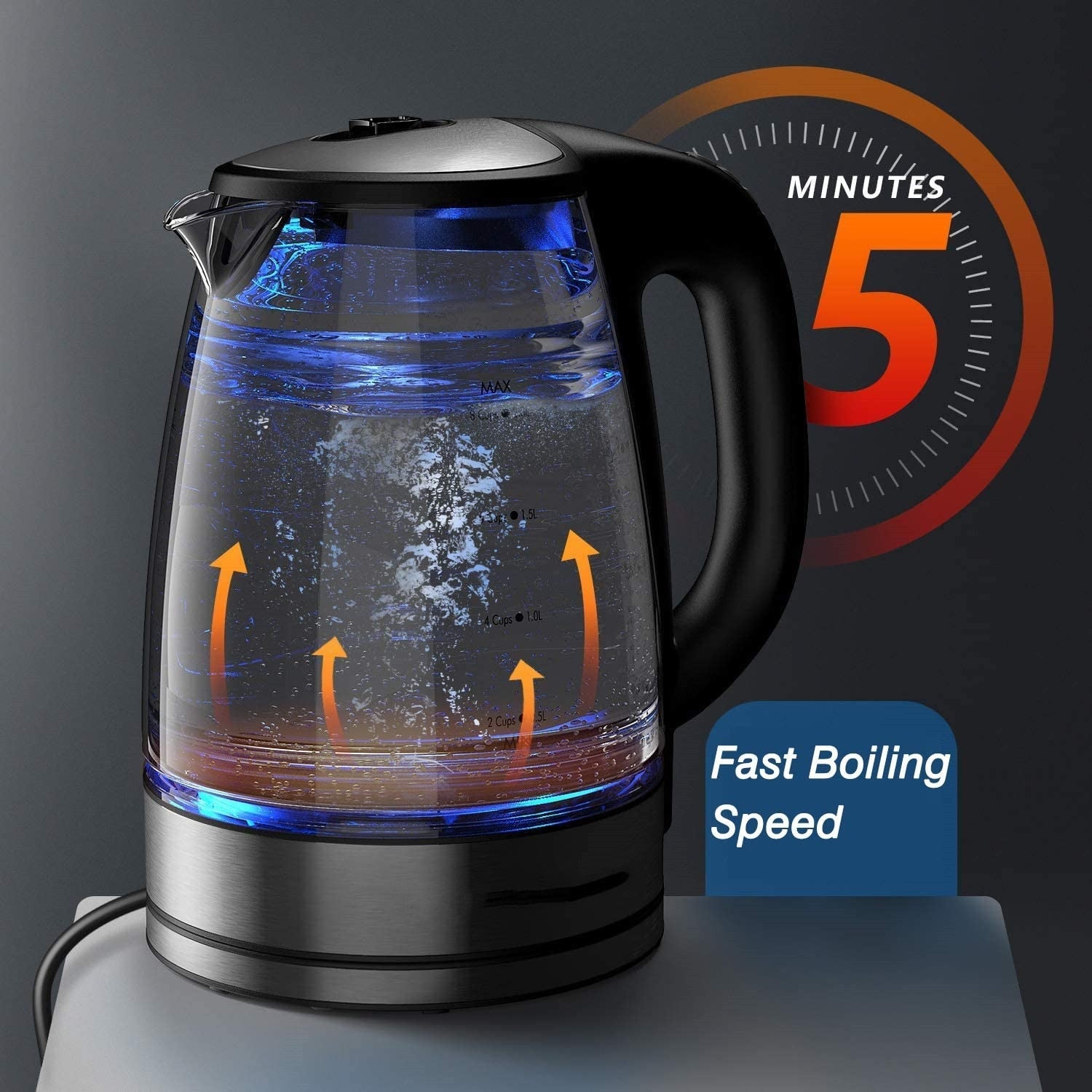 Smart Auto Temperature Electric Kettle